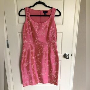 Size 6 silk and embroidered dress by Ann Taylor